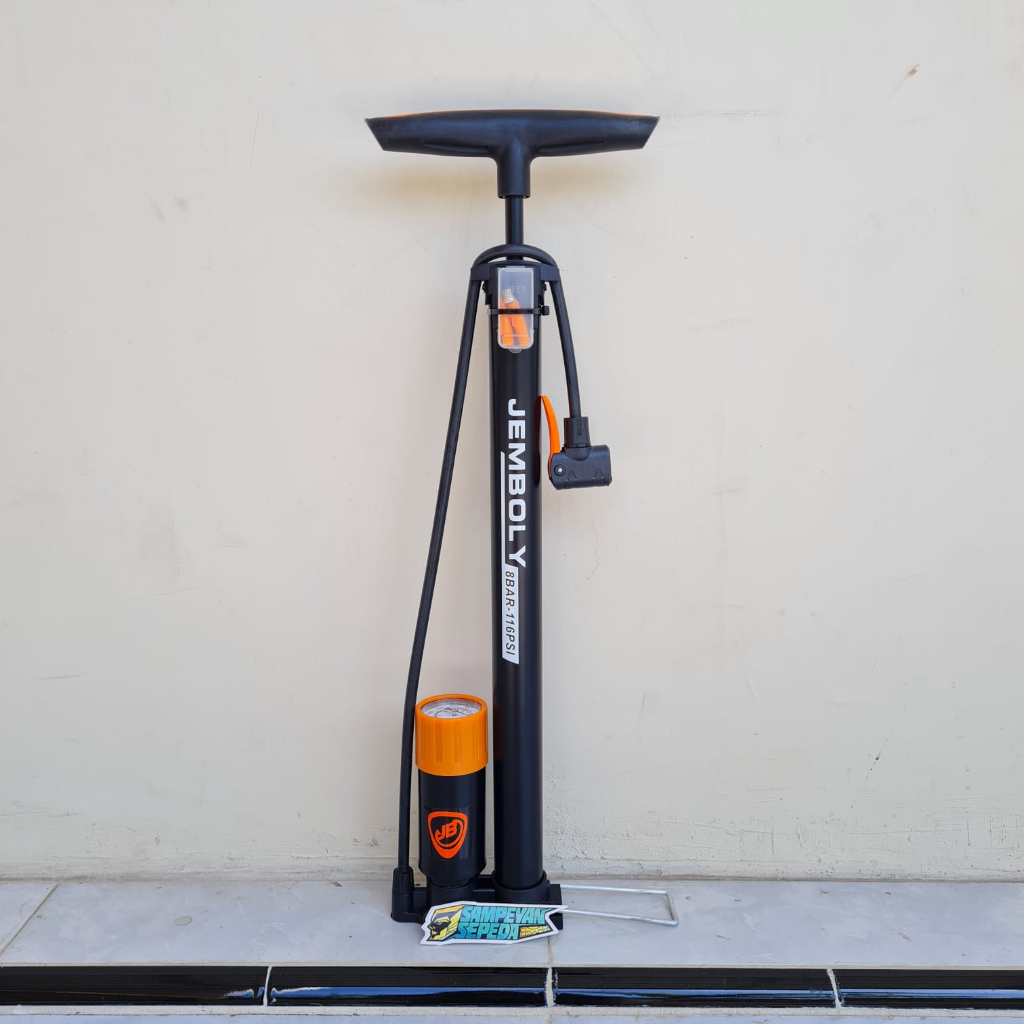 Pompa Jemboly PA6115 Alloy Pompa Angin Ban Sepeda Motor SNI