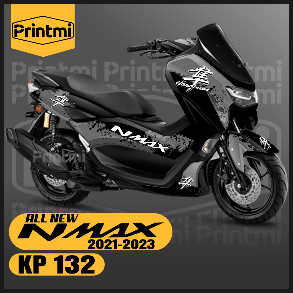 Printmi Stiker Decal Motor Nmax 155 New 2021 2022 2023 2024 Full Body Abs Connected Yamaha Variasi M