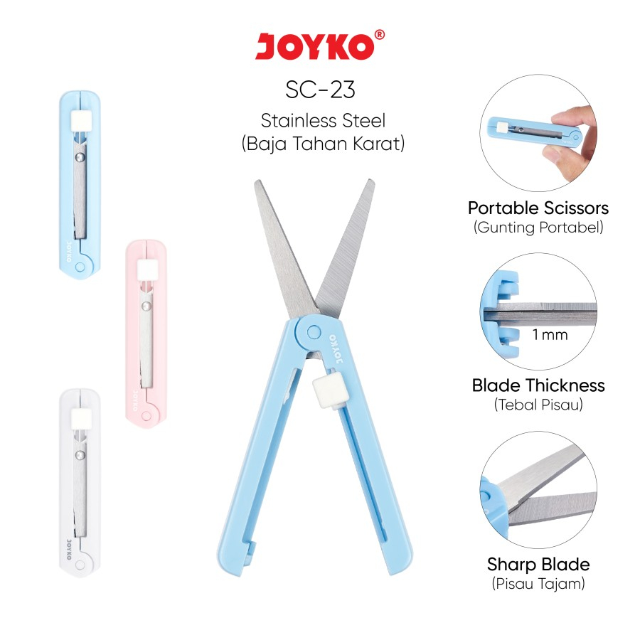 Gunting Mini Portable Scissors Joyko SC-23