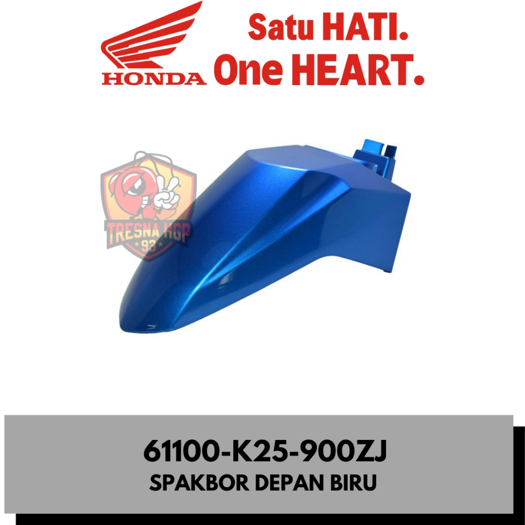 61100-K25-900ZJ SPAKBOR DEPAN BIRU BEAT FI ESP K25 ORIGINAL | FENDER FRONT 61100K25900ZJ 61100K25900