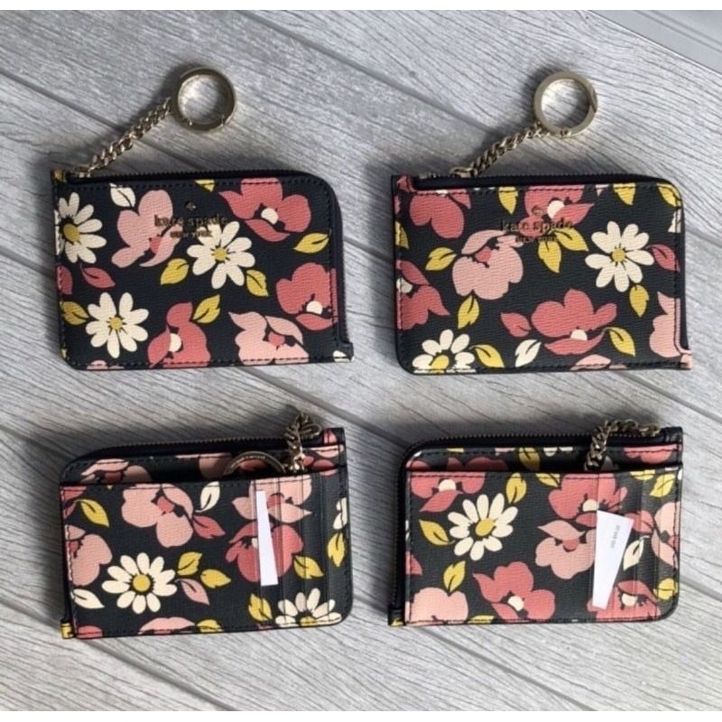 Kate spade card holder flower