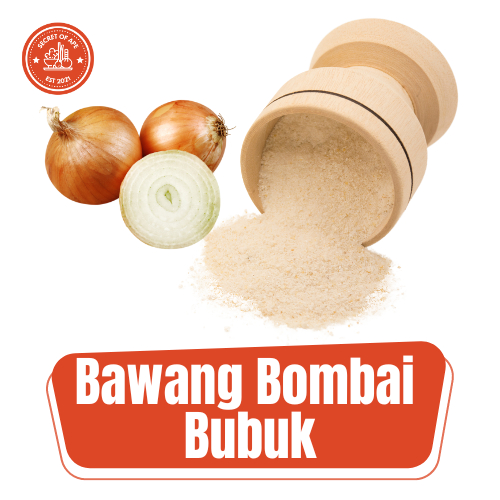 

Bawang Bombai Bubuk / Serbuk Bawang Bombay / Onion Powder / Bumbu Masak Rempah / Bumbu Dapur