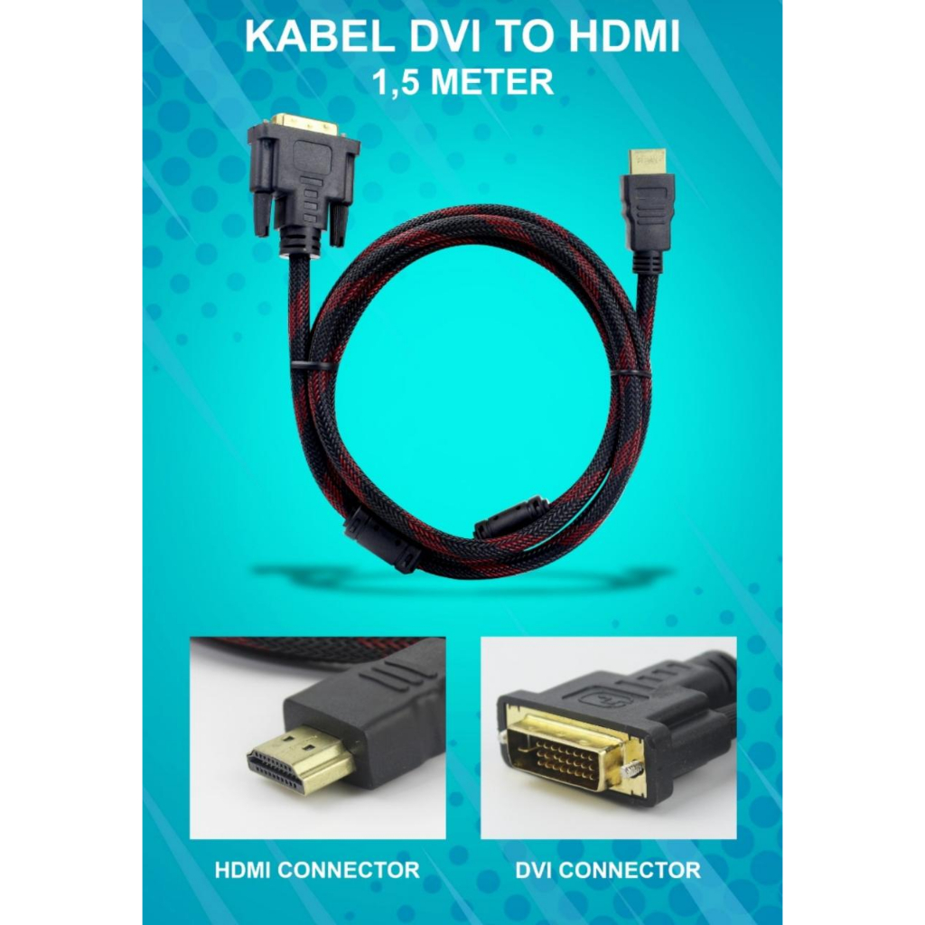 BEST ACC - KABEL DATA DVI HDMI TO HDMI 1,5M UNIVERSAL