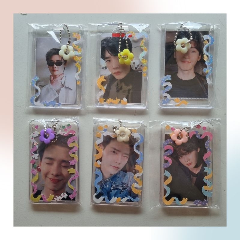 Lee Jong Suk Photocard Holder Transparent Clear Acrylic / Akrilik