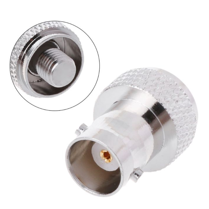 Konektor silver SMA Motorola to BNC Female / Custom konektor Motorola CP1660 GP338 GP2000 perak / sa