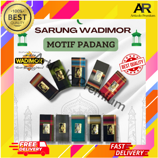 Sarung Tenun Pria Dewasa WADIMOR Sarung Sholat Pria EDISI TERBARU