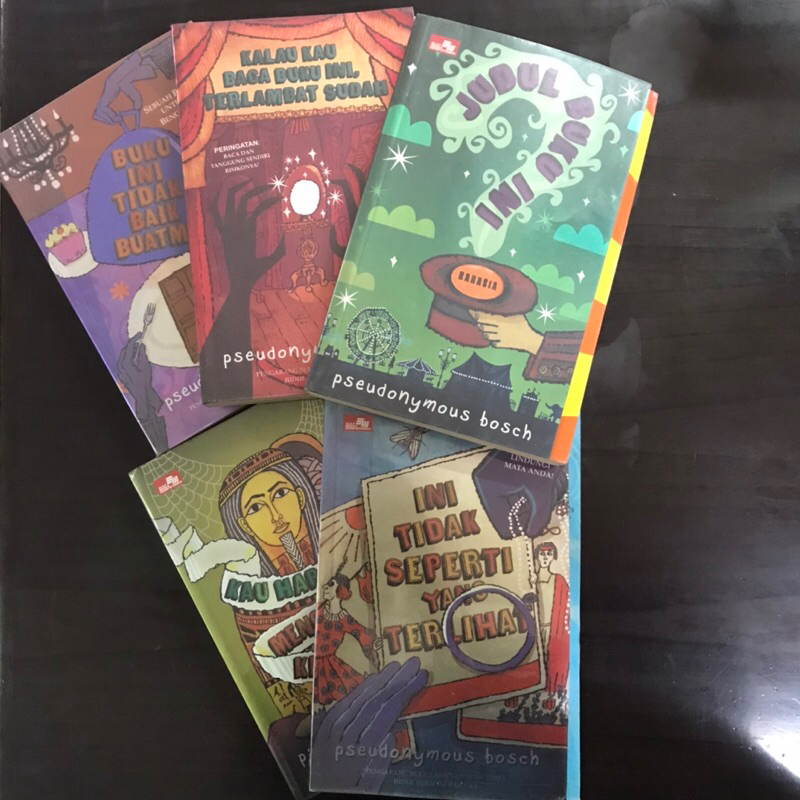 Novel Preloved Pseudonymous Bosch Series Judul Buku Ini Rahasia edisi bahasa Indonesia