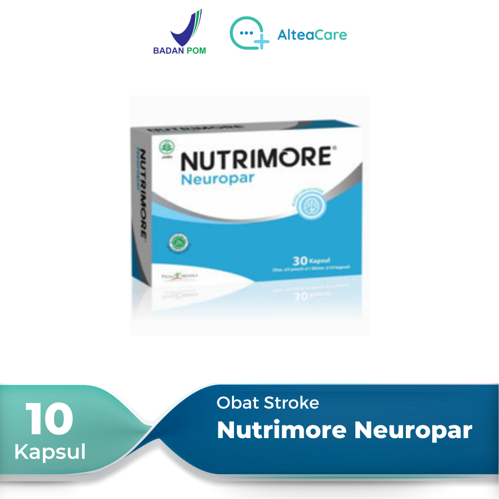 Nutrimore Neuropar 10 Kapsul (Obat Stroke, Paska Stroke)