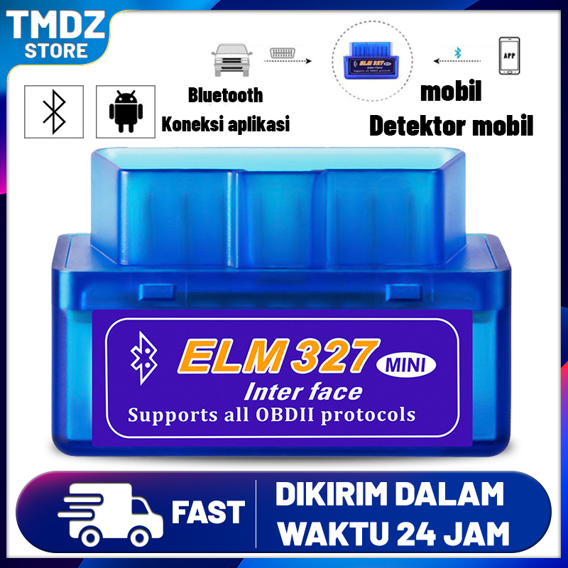 TMDZ-OBD2 scanner motor /scaner mobil  Bluetooth Wireless Car Scanner /V2.1 ELM327 OBDII Auto Tool