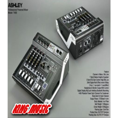 Mixer power power mixer ashley t400 T400 500 watt reverb 99 dsp
