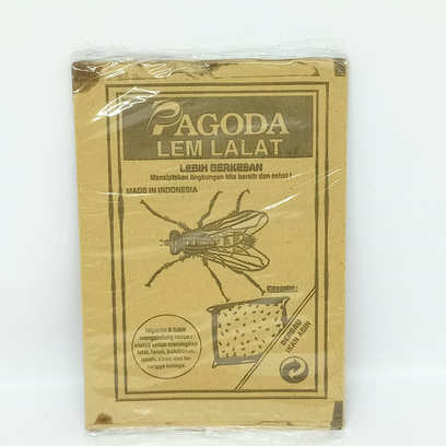 ( 1 pack isi 10 Lembar ) LEM LALAT PAGODA