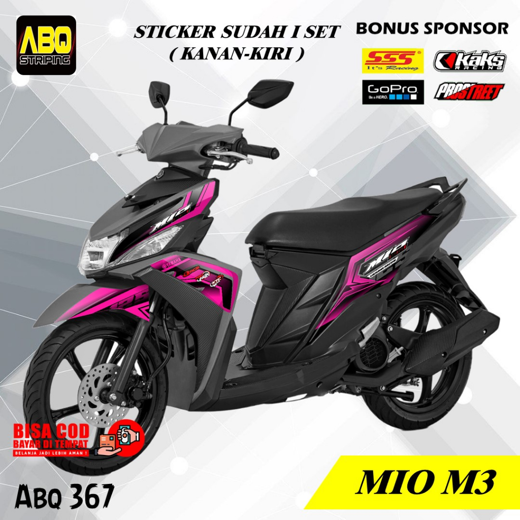 Striping Sticker Motor Mio M3 MZ Mio 125 CC