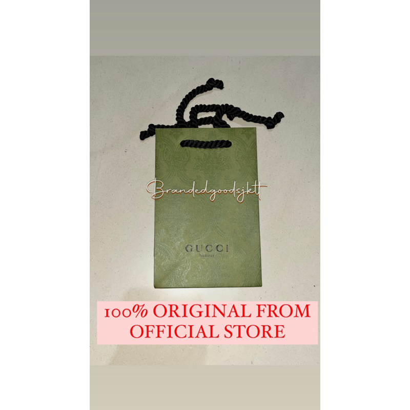 

PAPER BAG GUCCI 100% ORIGINAL FROM STORE