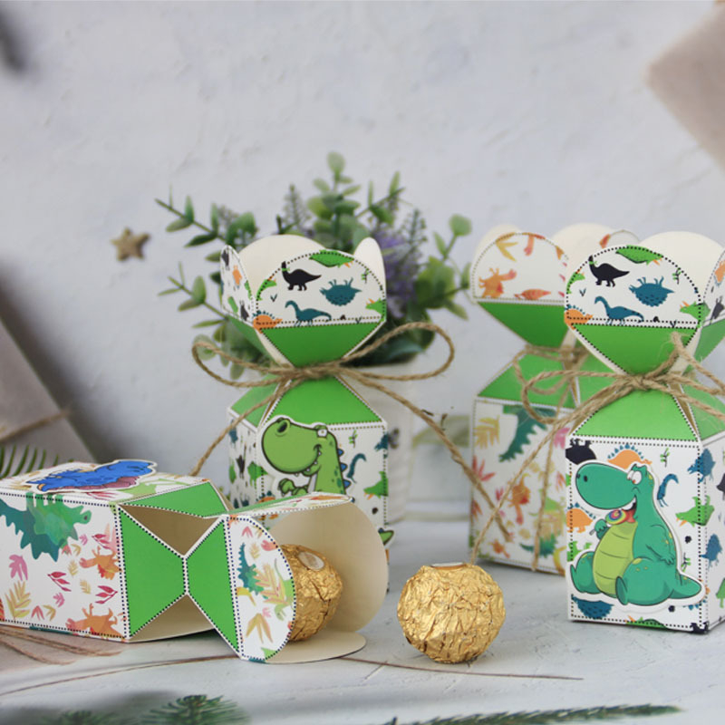 

4pcs Box Dino - Kardus ultah dino - hampers one month