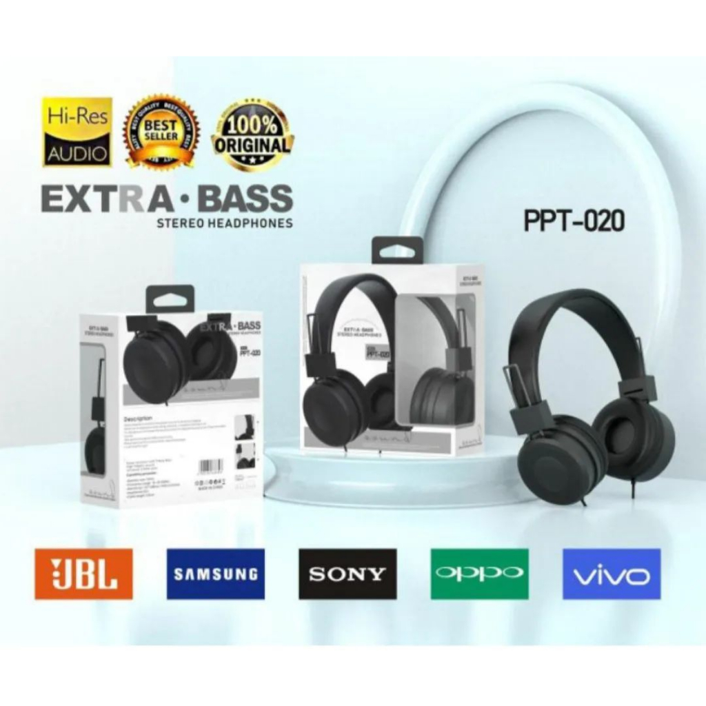 HEADPHONE KABEL HEADSET JBL PPT-020