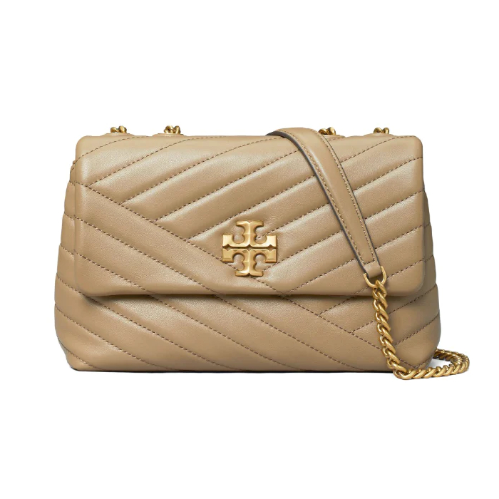 TB Kira Small Chevron Convertible Pebblestone