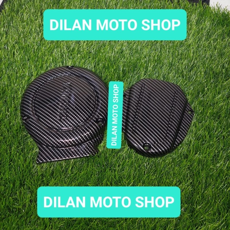 Tutup bak rx king new Cover bak set tutup pompa oli rx king new carbon  rx king lama carbon club bah