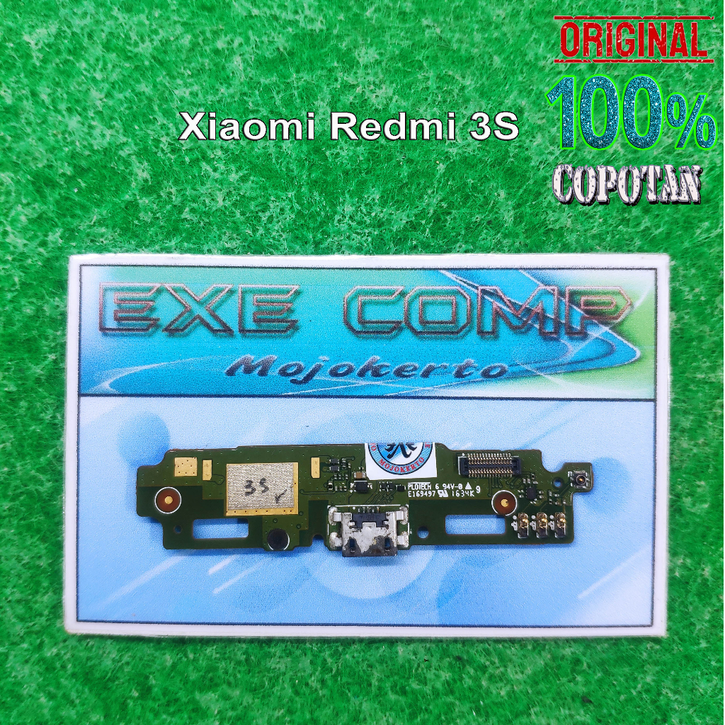 Xiaomi Redmi 3 / 3S papan konektor cas pcb UI board charger mesin bawah copotan - eXe Comp