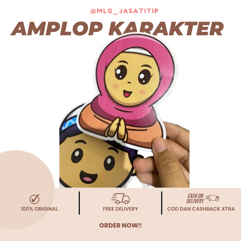 

Amplop Karakter Anak-Anak / Amplop Lebaran Lucu Isi 8