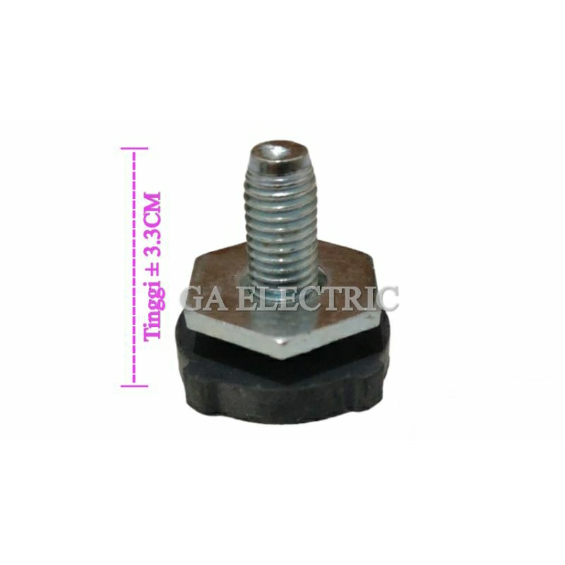 KAKI BAWAH MESIN CUCI SAMSUNG FRONT LOAD PENDEK 3.3CM