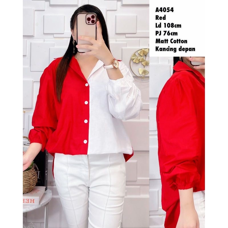 A4054 Kemeja Cotton Bangkok A4086 Kemeja Cotton