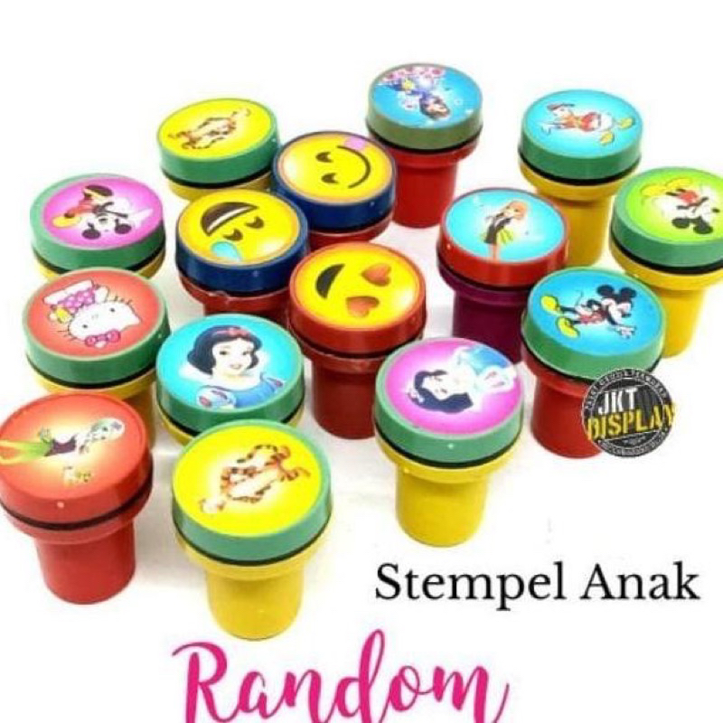 

Mainan Stempel Anak Cap - capan Kartun Lucu / Cap Aneka Karakter Lucu