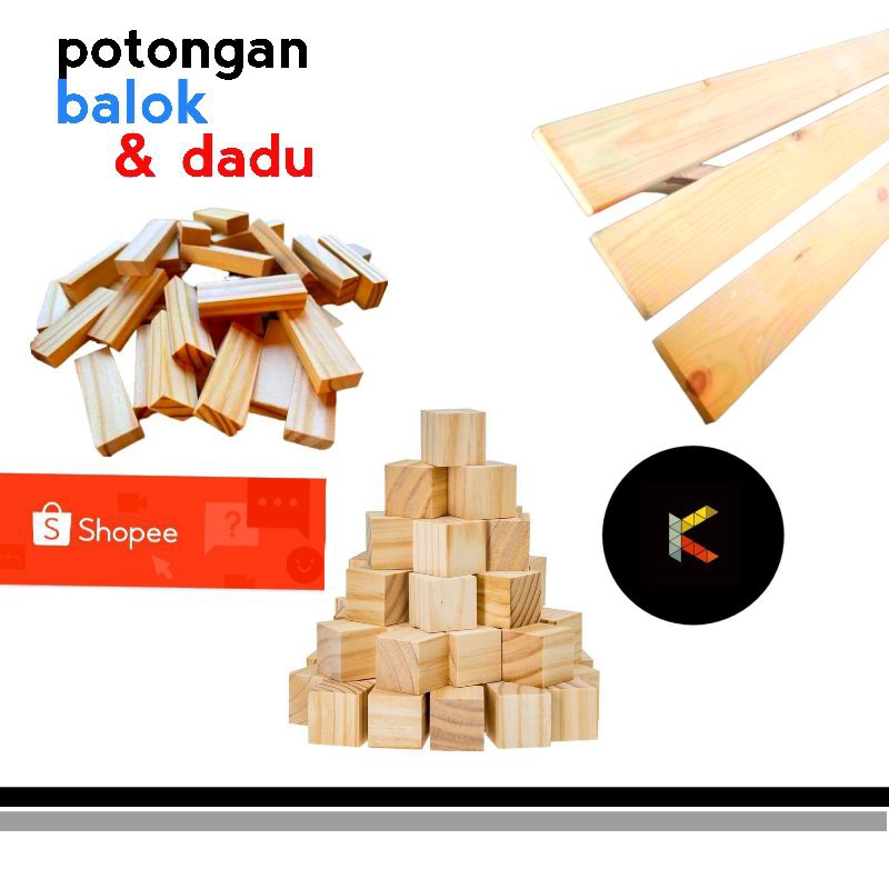 Balok Kecil Kayu Jati Belanda Serut Halus