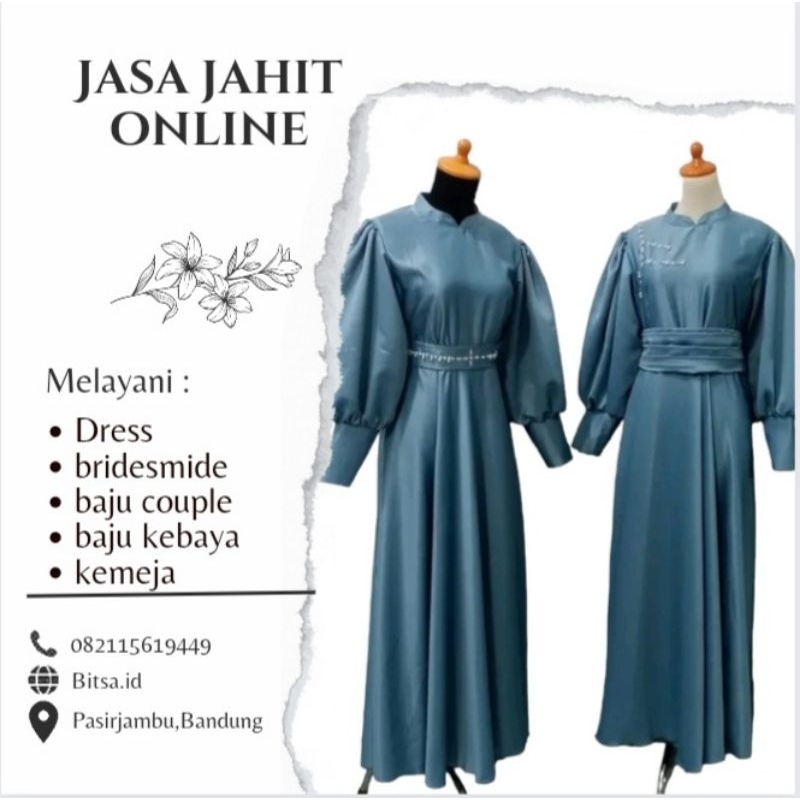 Jasa jahit baju dress bridesmide online/jasa jahit baju online
