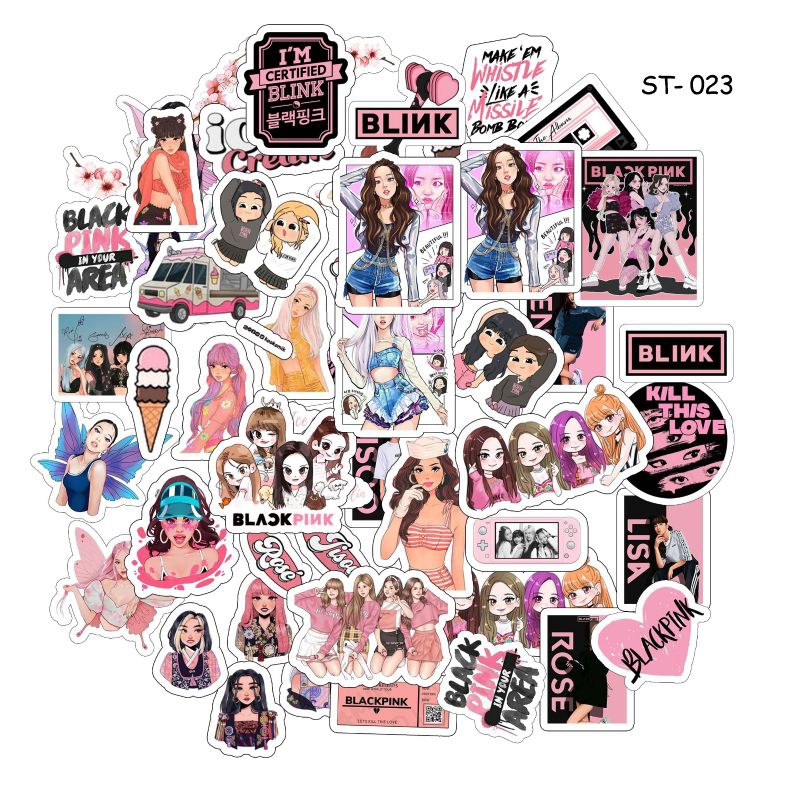 

ST-023 Sticker BLACKPINK Tahan Air