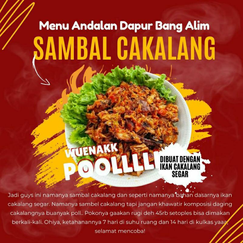 

Sambal Cakalang Bang Alim #wuenakkpooolll