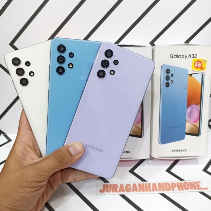 Samsung A32 Ram 8GB Internal 128GB 8/128GB Hp Second Seken Bekas Fullset Batangan
