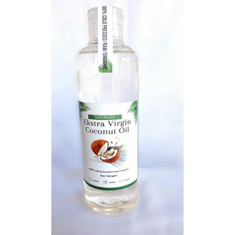 

Extra VCO virgin Coconut oil 250 ml minyak kelapa murni asli dan 100% original !