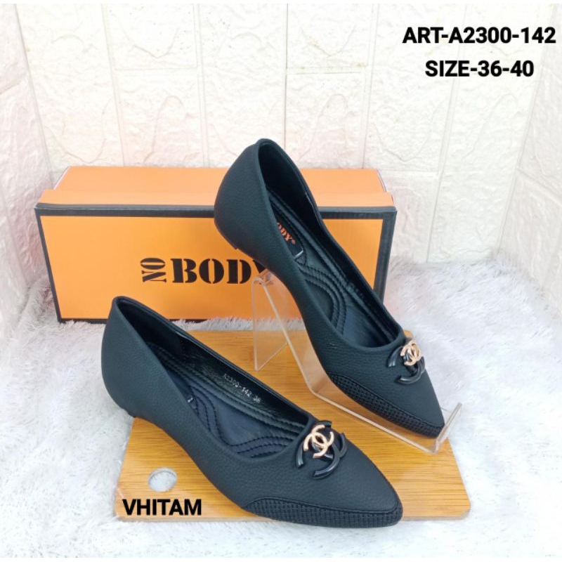 sepatu wedges wanita nobody A2300-142