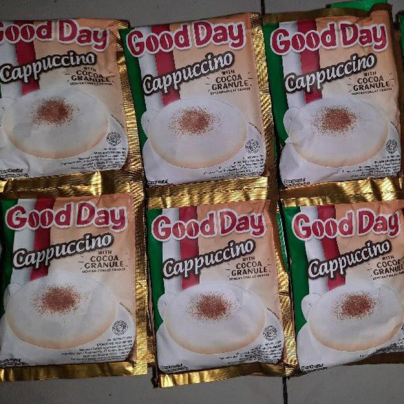 

Good Day Cappucino 1 Renteng isi 10Sachet