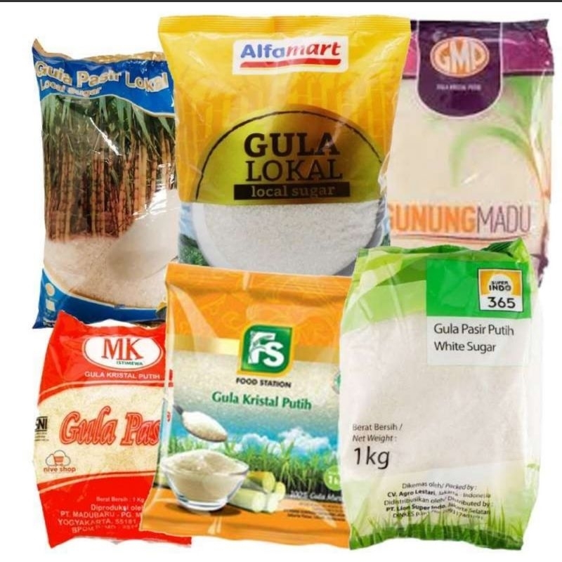 

GULA PASIR PUTIH 1 KG Random