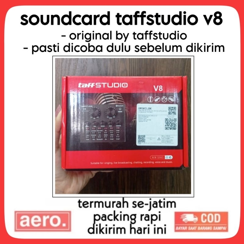 Sound Card V8 / V8S / V8+ Bluetooth - alat rekaman / live / karaoke - soundcard