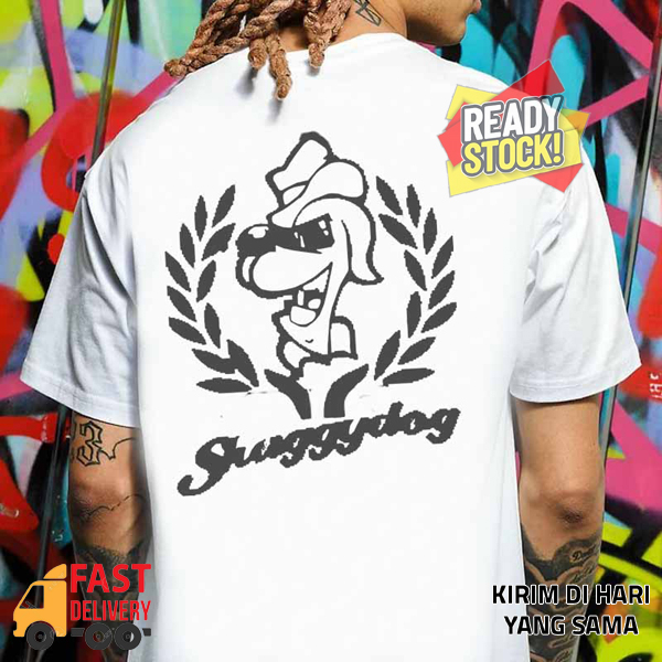 Shaggy Dog Tshirt Casual 100% Cotton