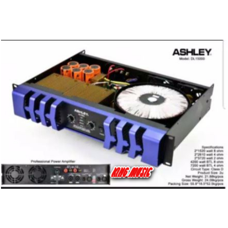 Power Ashley DL 15000 Original Amplifier Ashley DL15000 Class D