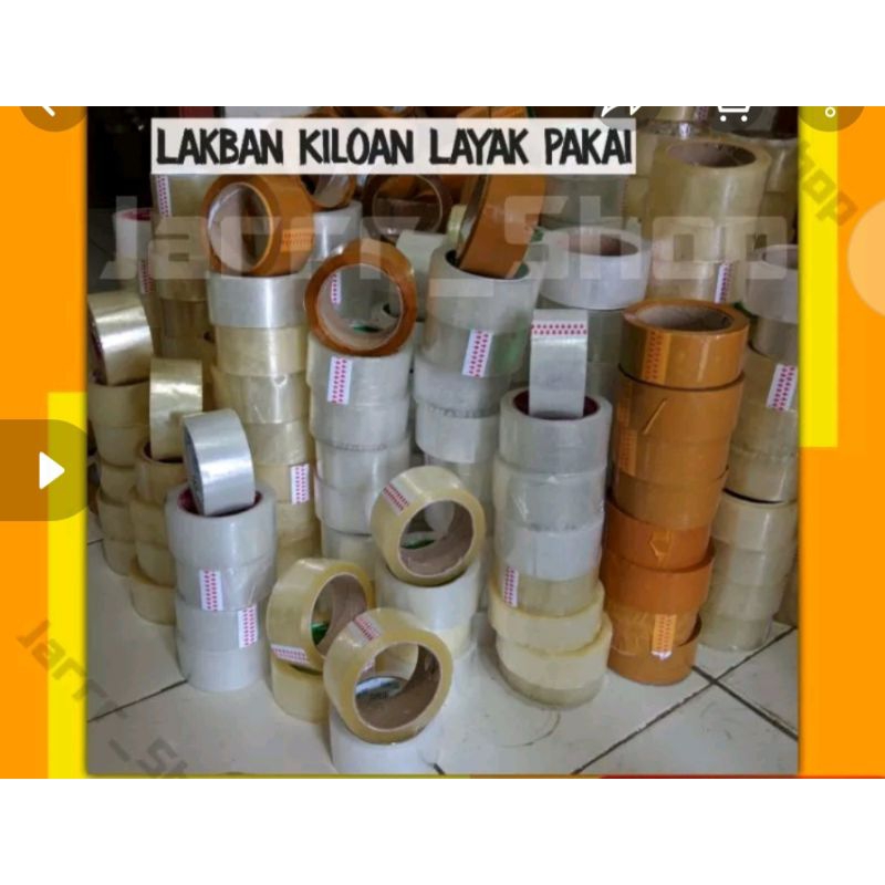 

Promo 1Kg Lakban Coklat Bening Lengket Kuat 45MM (2 Inch)