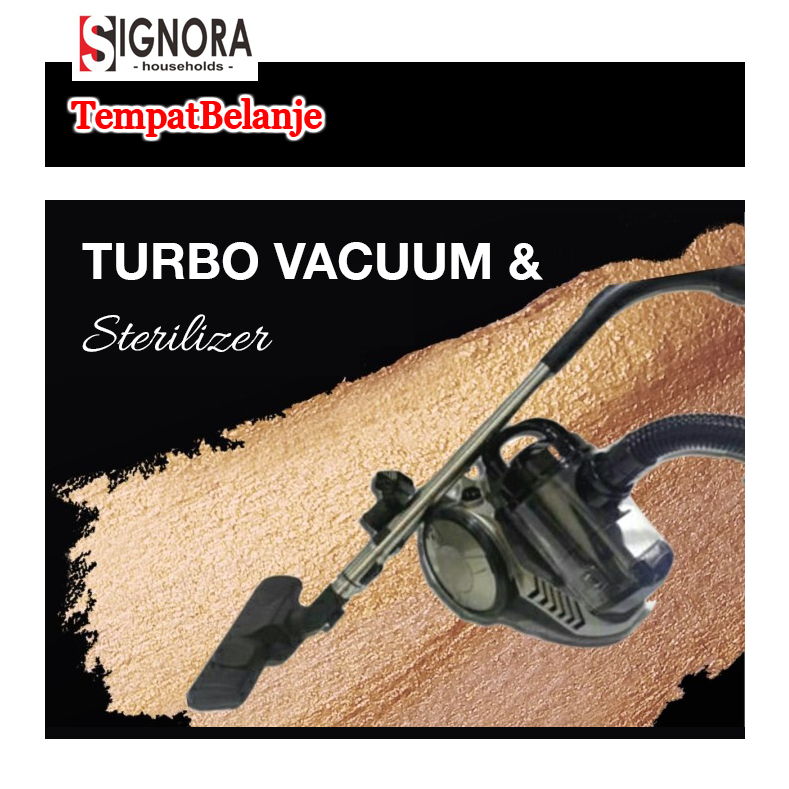 Signora Turbo Vacuum Cleaner Vakum vacum Penyedot Debu