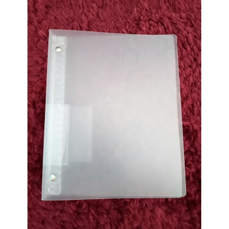 

BINDER FOLDER / BINDER FILE / BINDER KERTAS POLOS TRANSPARAN PVC TEBAL