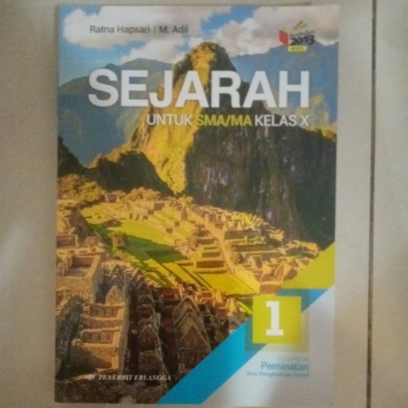 

buku SEJARAH kelas 10 SMA kelompok perminatan penerbit erlangga