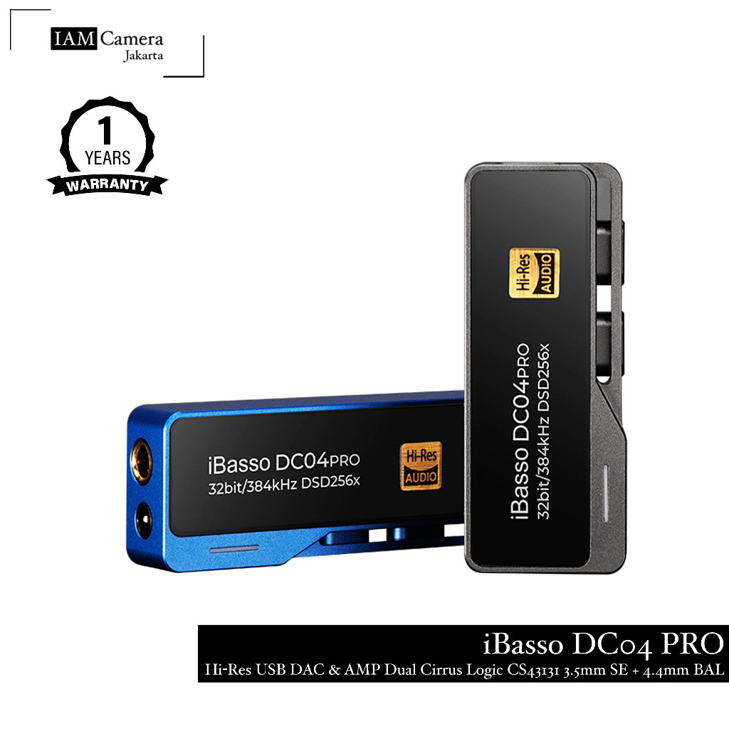 iBasso DC04 PRO Hi-Res USB DAC & AMP Dual Cirrus Logic