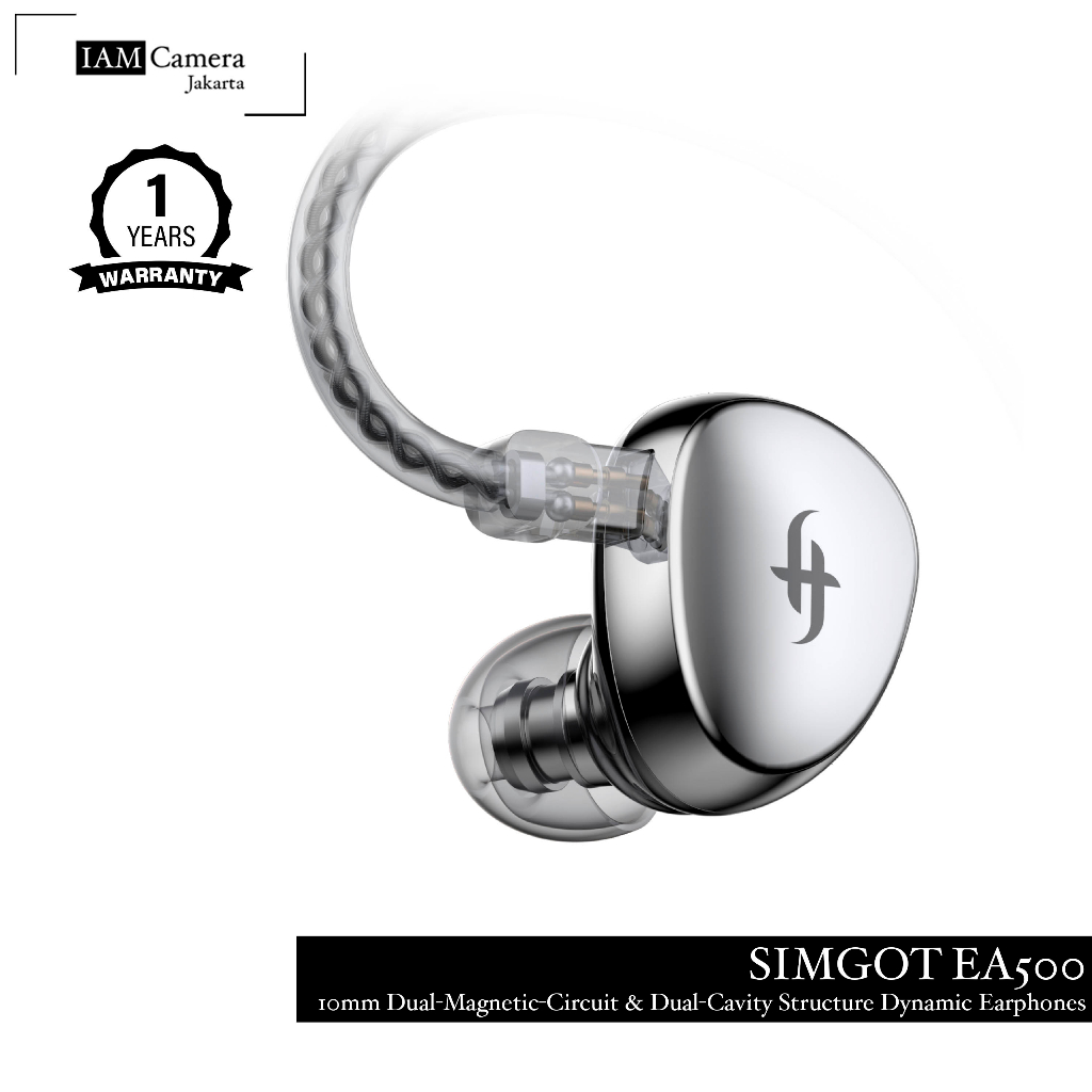 SIMGOT EA500 10mm DualMagneticCircuit-DualCavity Structure Dynamic IEM In Ear Monitor Earphone Simgo