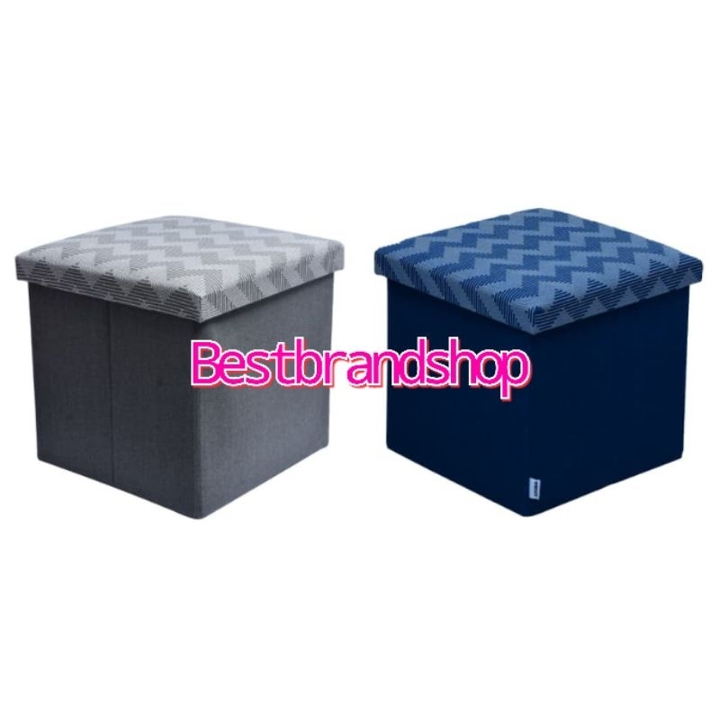 STORA BANGKU LIPAT OTTOMAN FOLDABLE OTTOMAN ZIGZAG 38X38CM