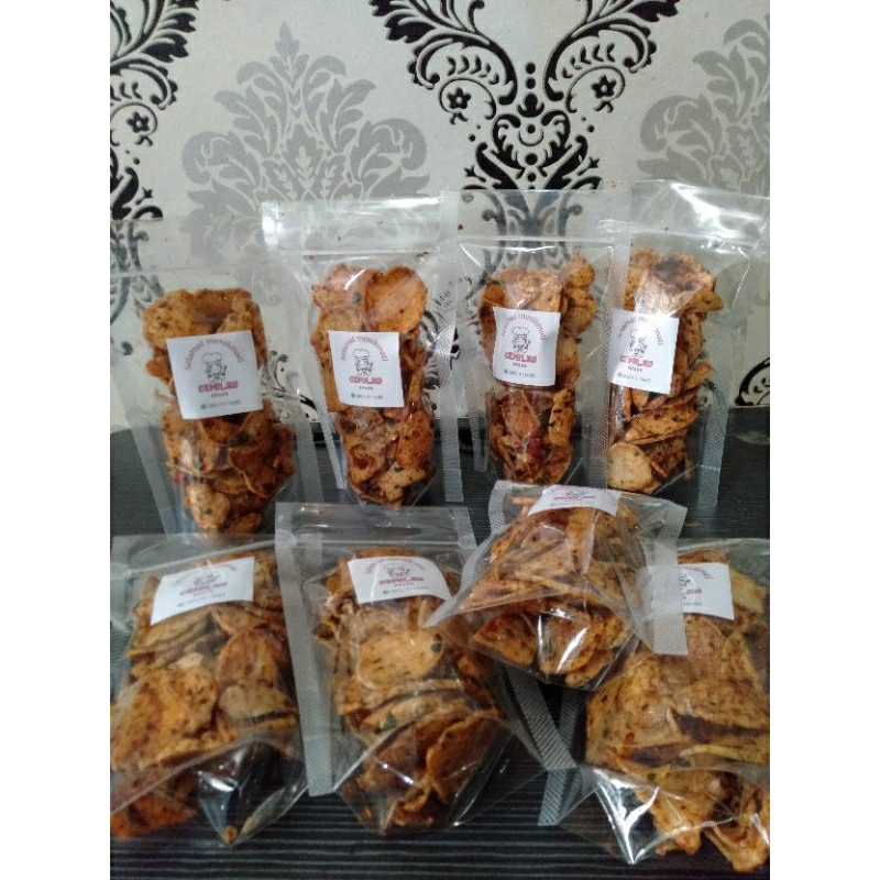 

BASRENG BULAT KRIUK aroma Daun jeruk pedas, original, balado