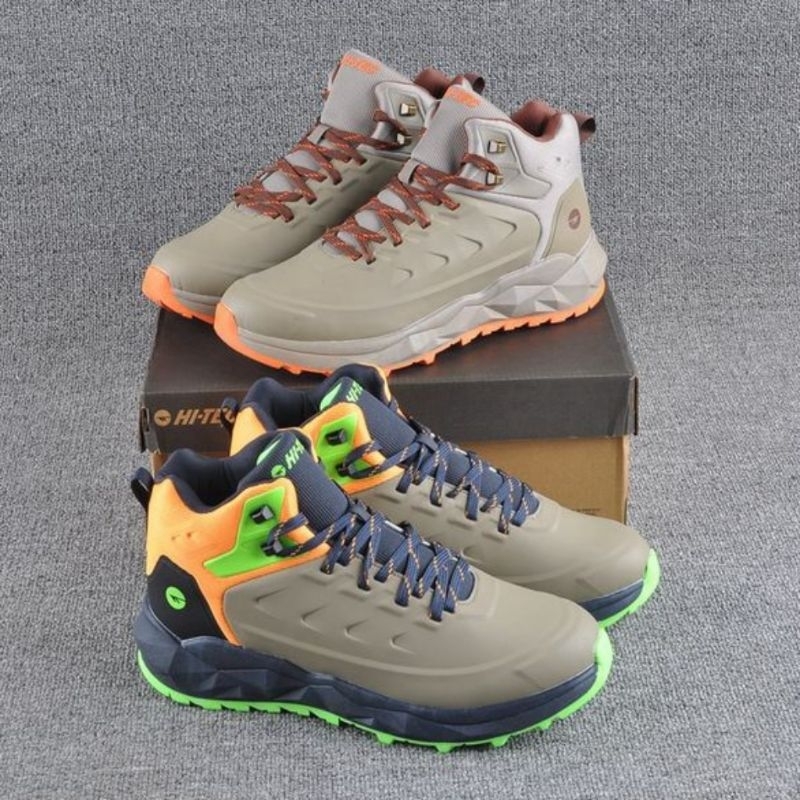 Hi-Tec Glade Mid Hiking Trekking Shoes sepatu gunung outdoor militer