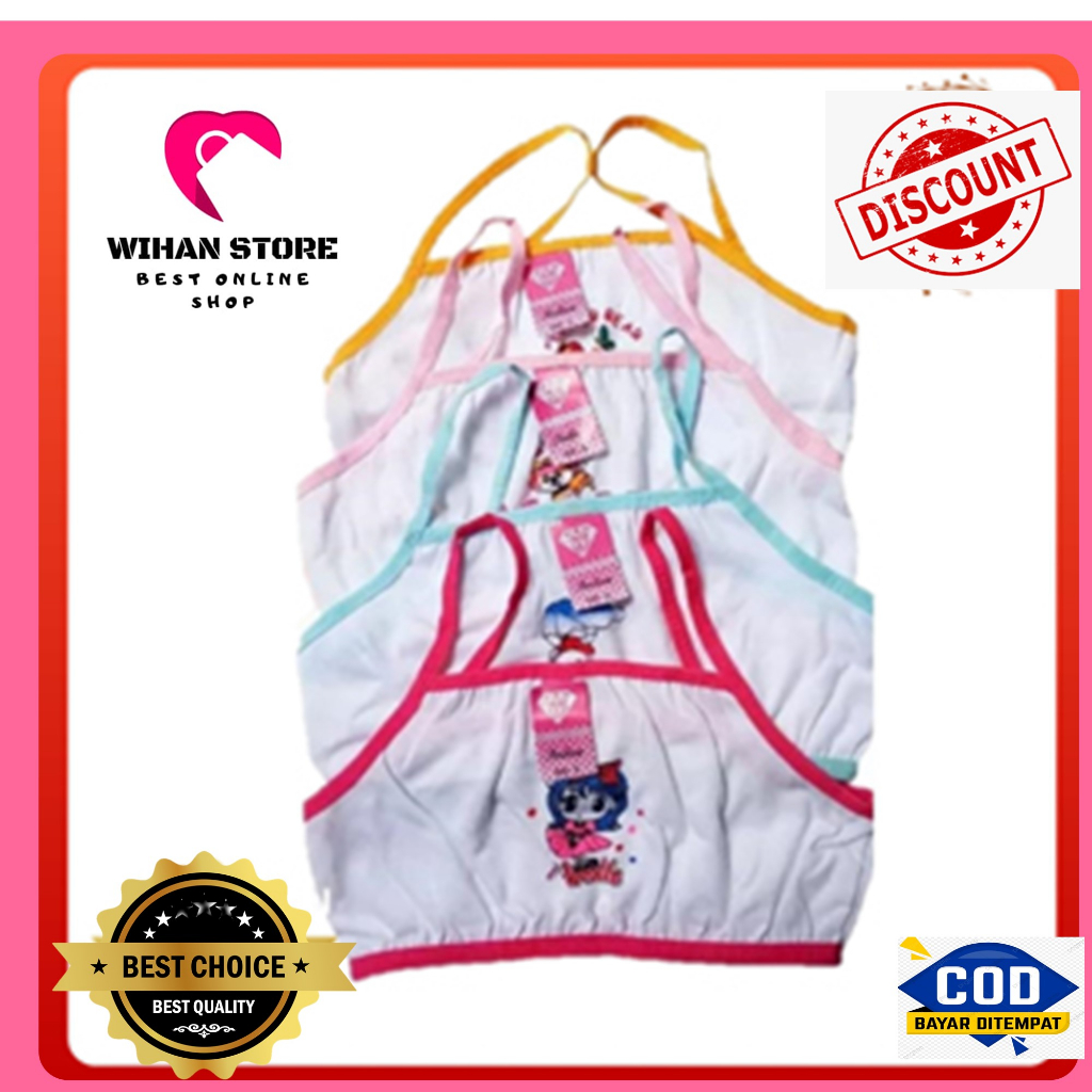 Miniset Anak Murah Terlaris Tali Kecil Bh Anak Motif Kartun Lucu Bahan Katun Adem Nyaman Untuk Anak 