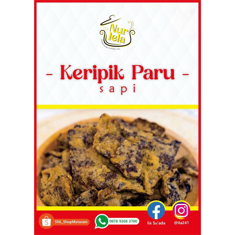 

KERIPIK PARU SAPI NURLELA 1KG