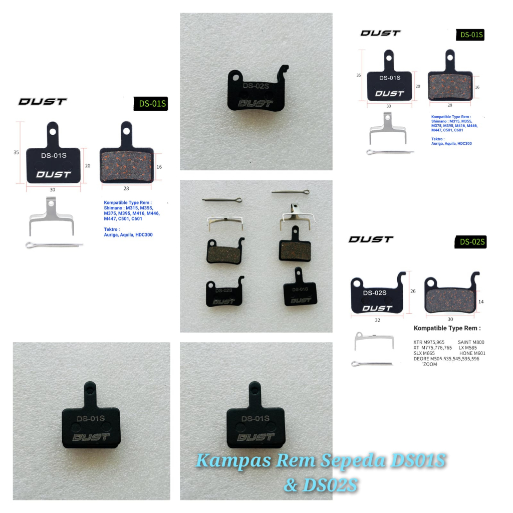 Brake Pad Deore SLX XT XTR & Zoom- Kampas Rem Sepeda Deore SLX XT & Zoom